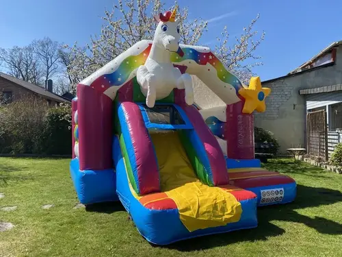 Hüpfburg Einhorn Mini